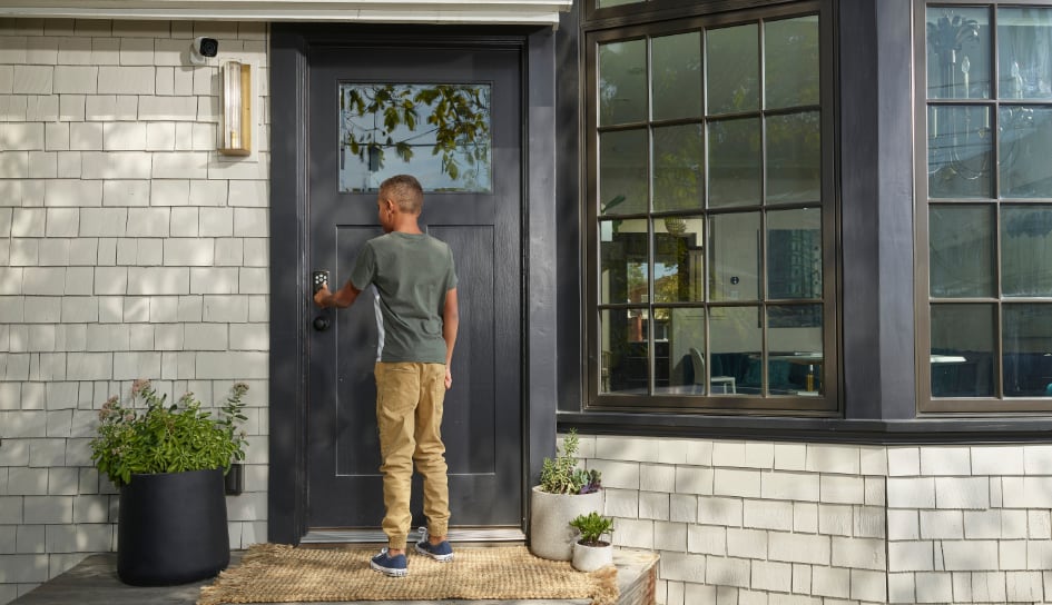 Vivint Smart Lock on home in Corpus Christi